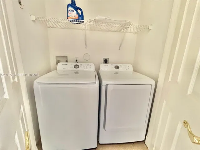 Laundry room on the 2nd floor