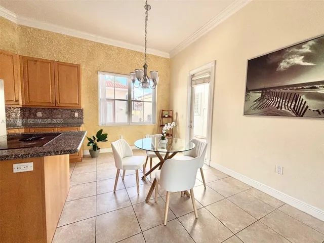 Eat in kitchen area with room for a big table