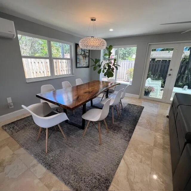 Open concept Dining