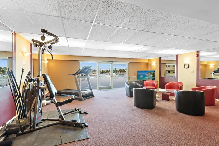 Club room and gym