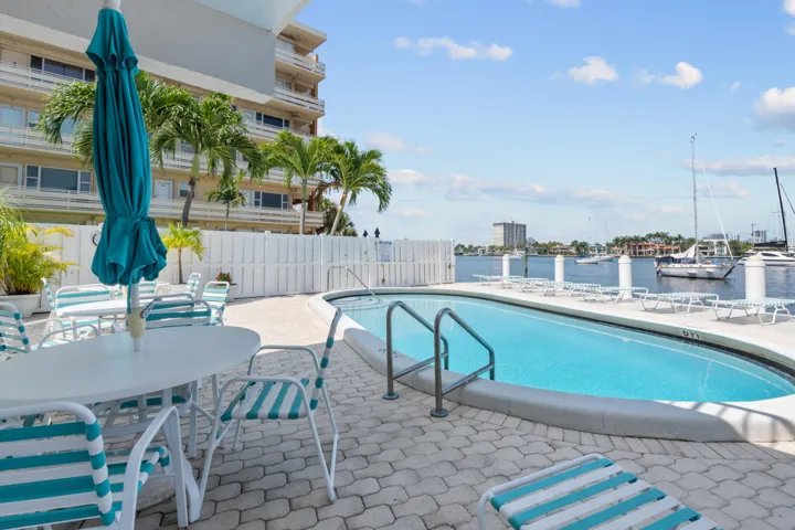 Community pool, with intracoastal views!