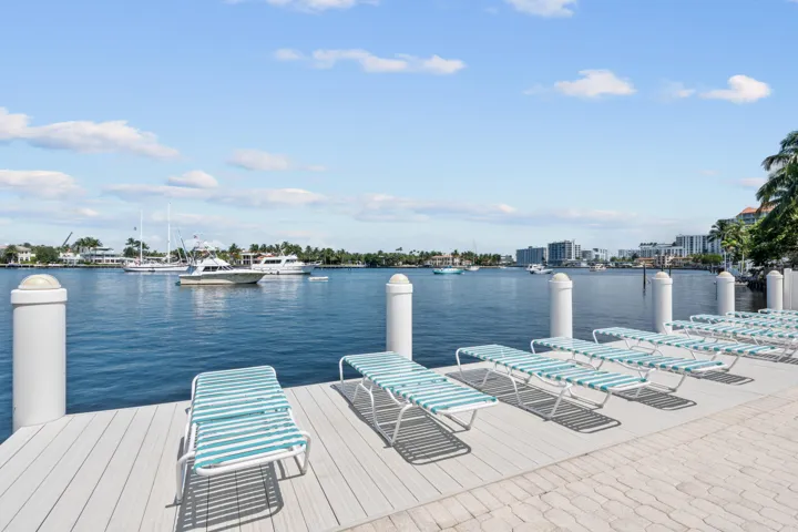 Lounging on the intracoastal.