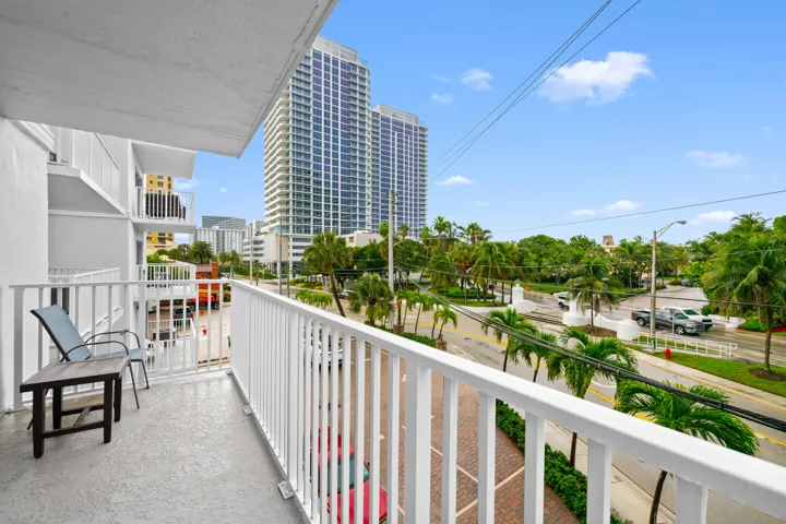 Balcony view north