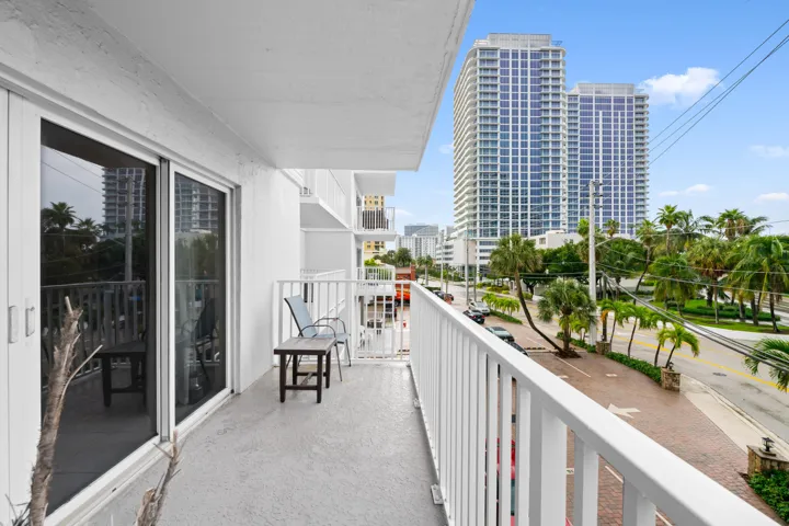 Balcony view north