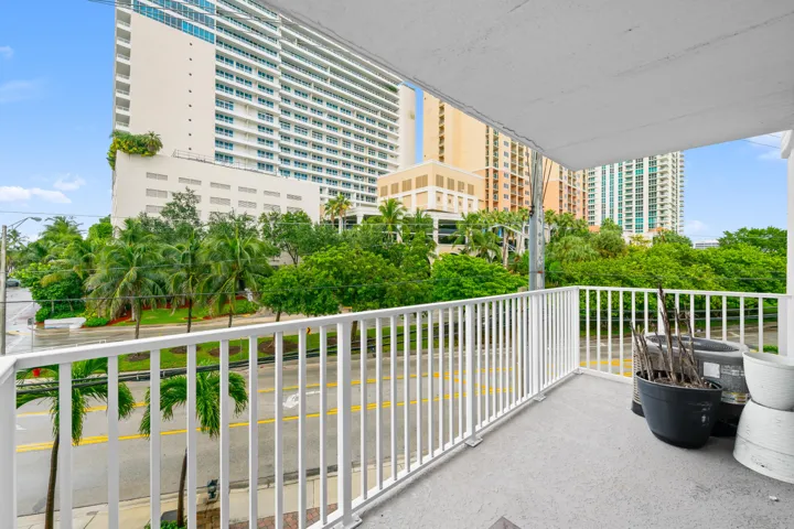 Balcony view to south