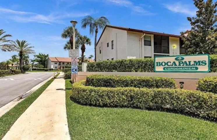22088 Palms Way, Unit #204, Boca entranc