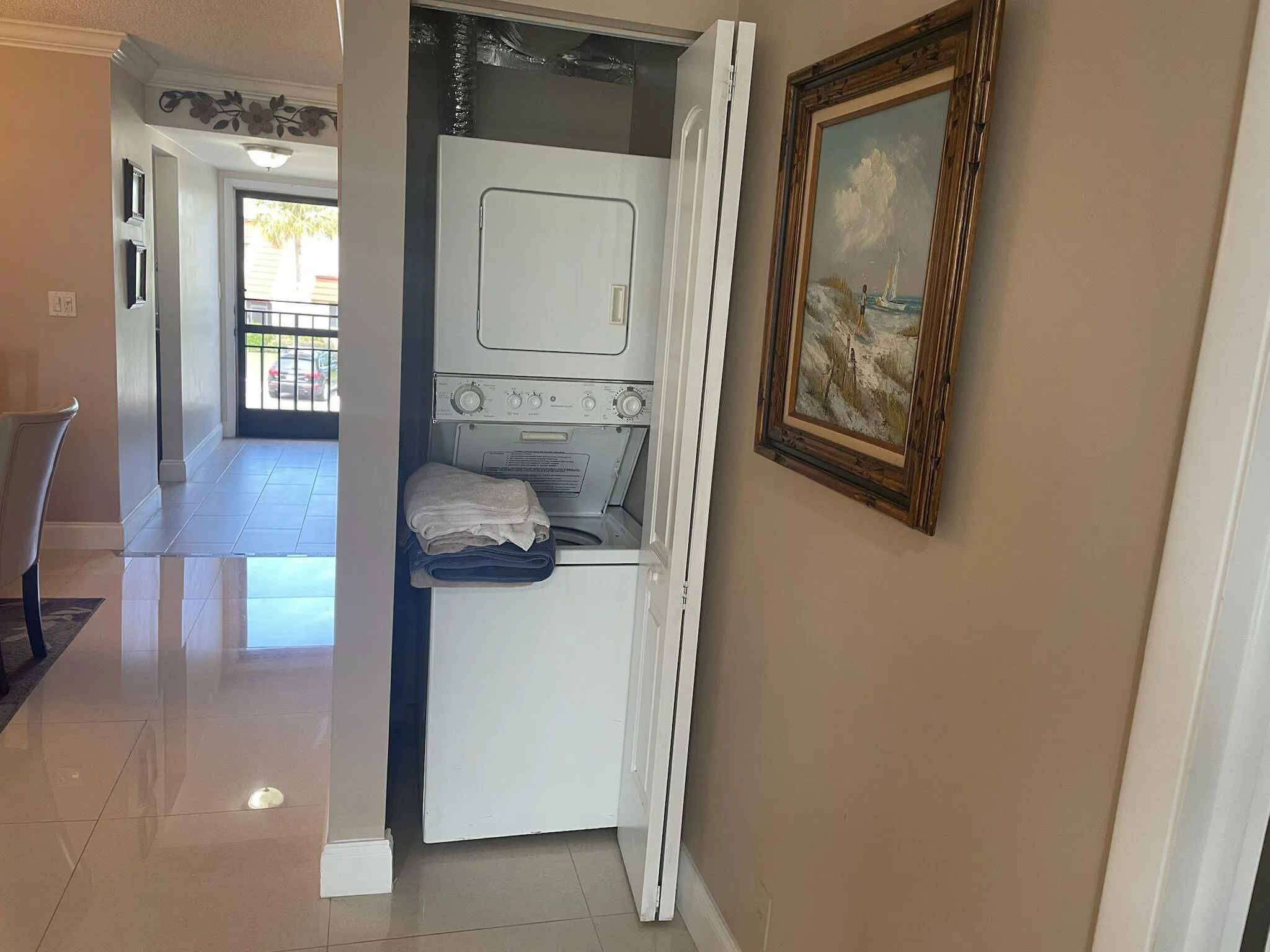 Washer and dryer