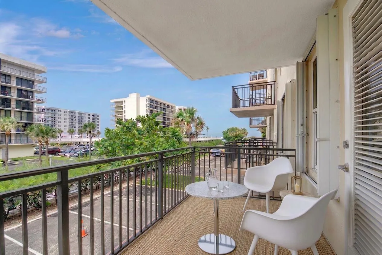 Virtually Staged Balcony
