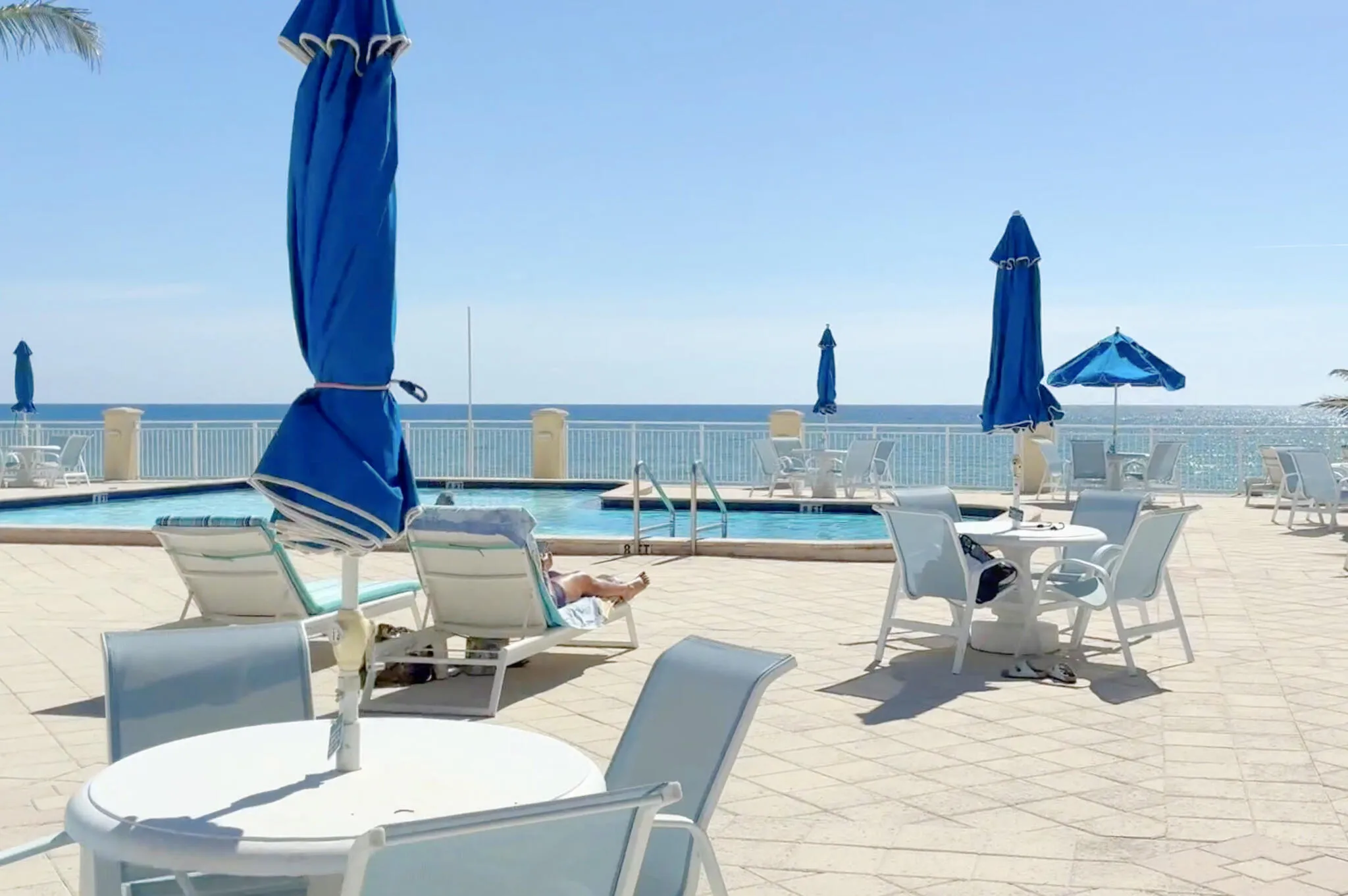 Sundeck Pool and Ocean