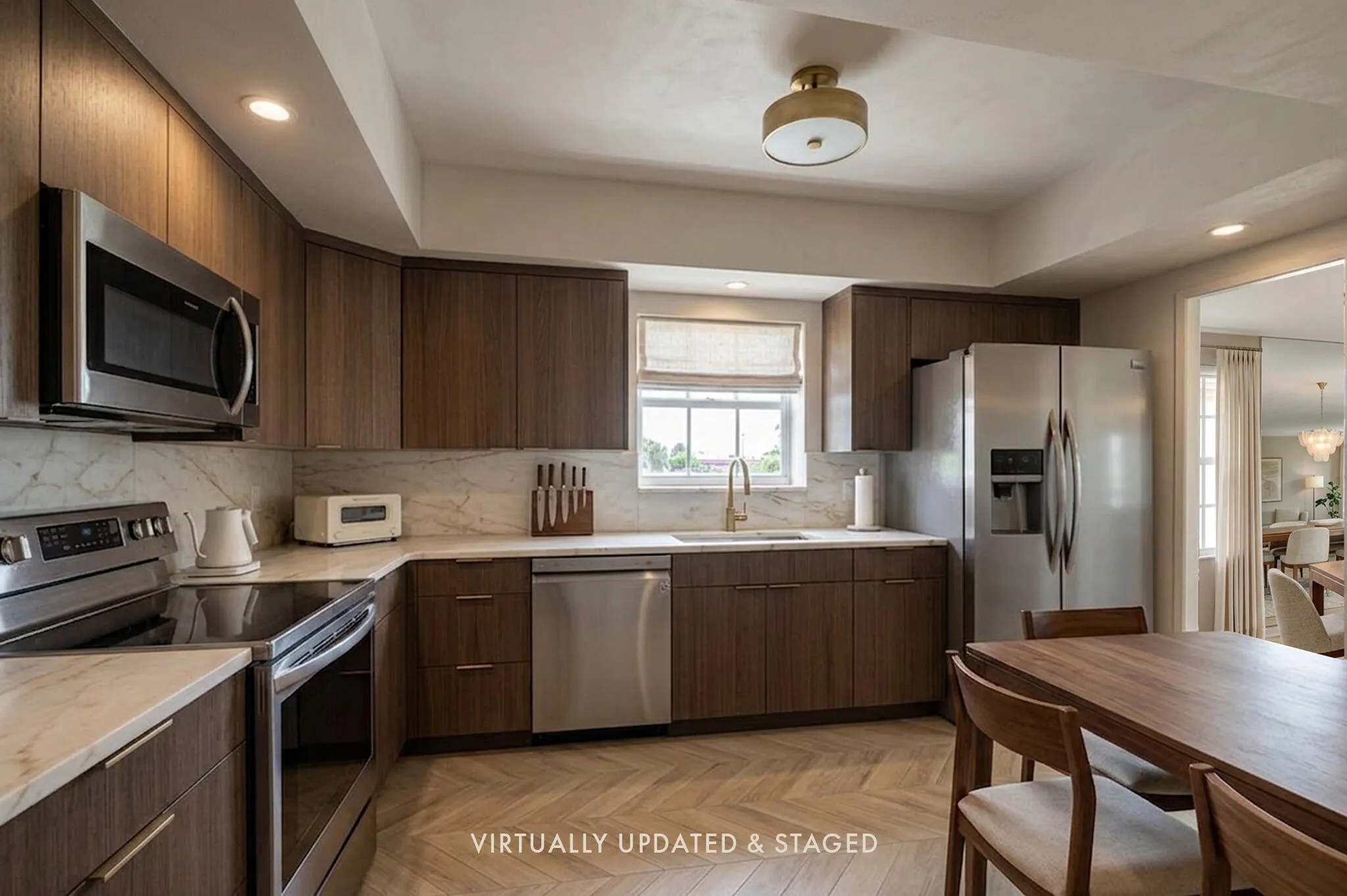Virtually Renovated Kitchen