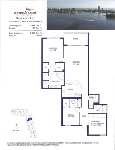 Marina Grande Master Floor Plan