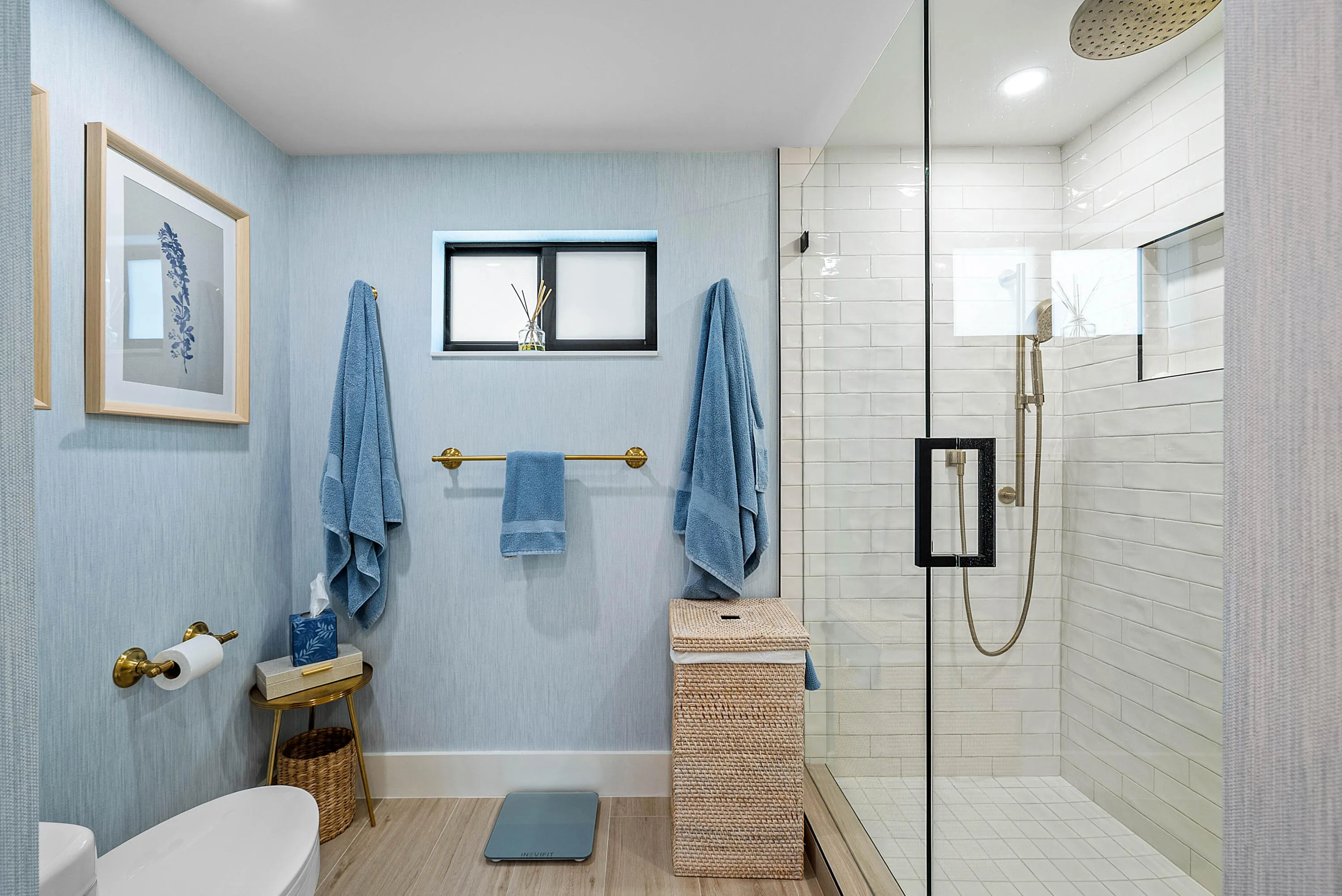 Master shower
