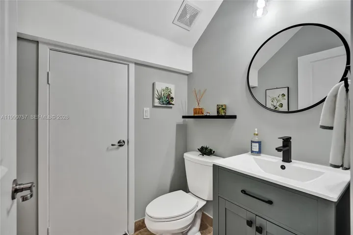 1/2 bathroom downstairs