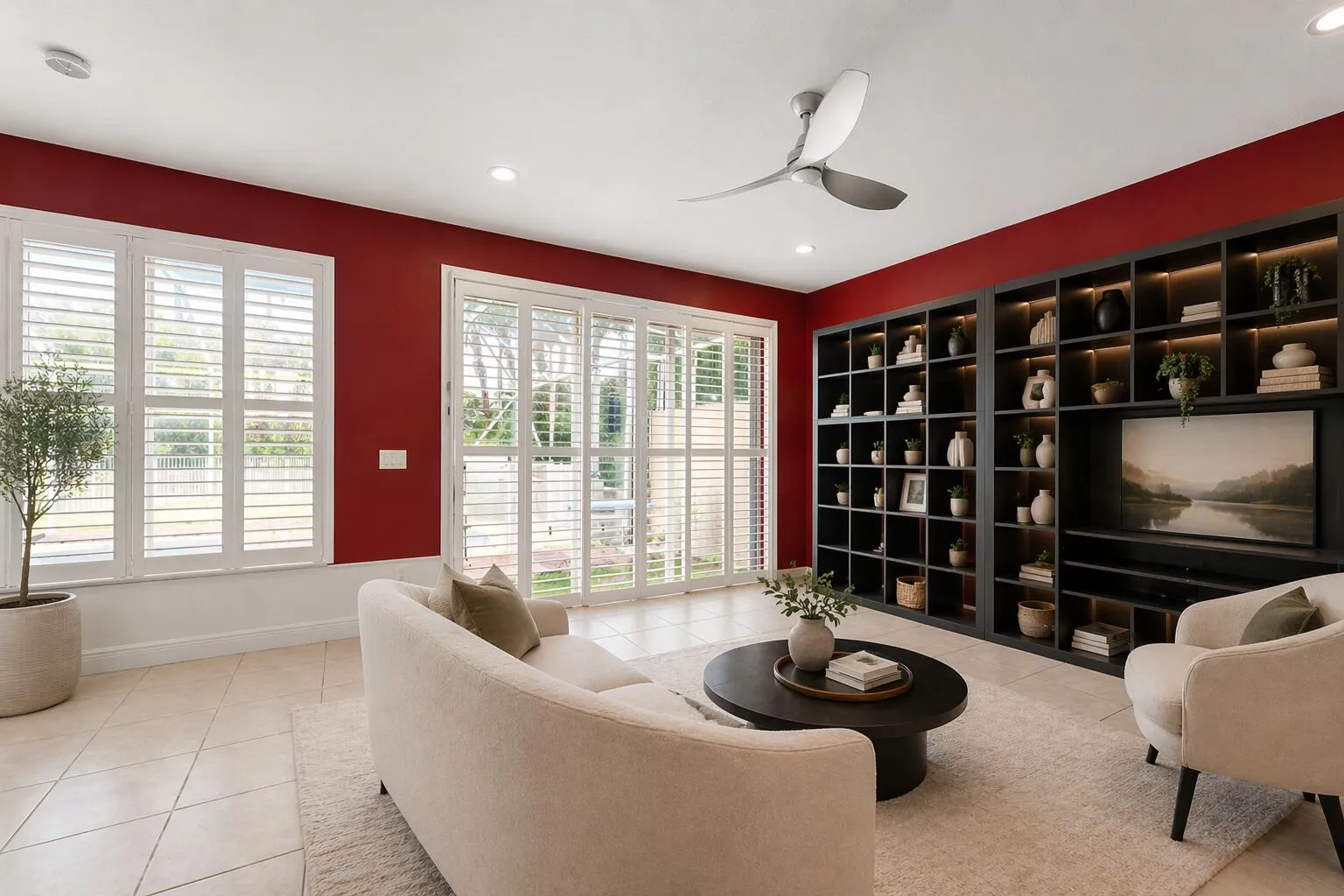 Staged Living Area