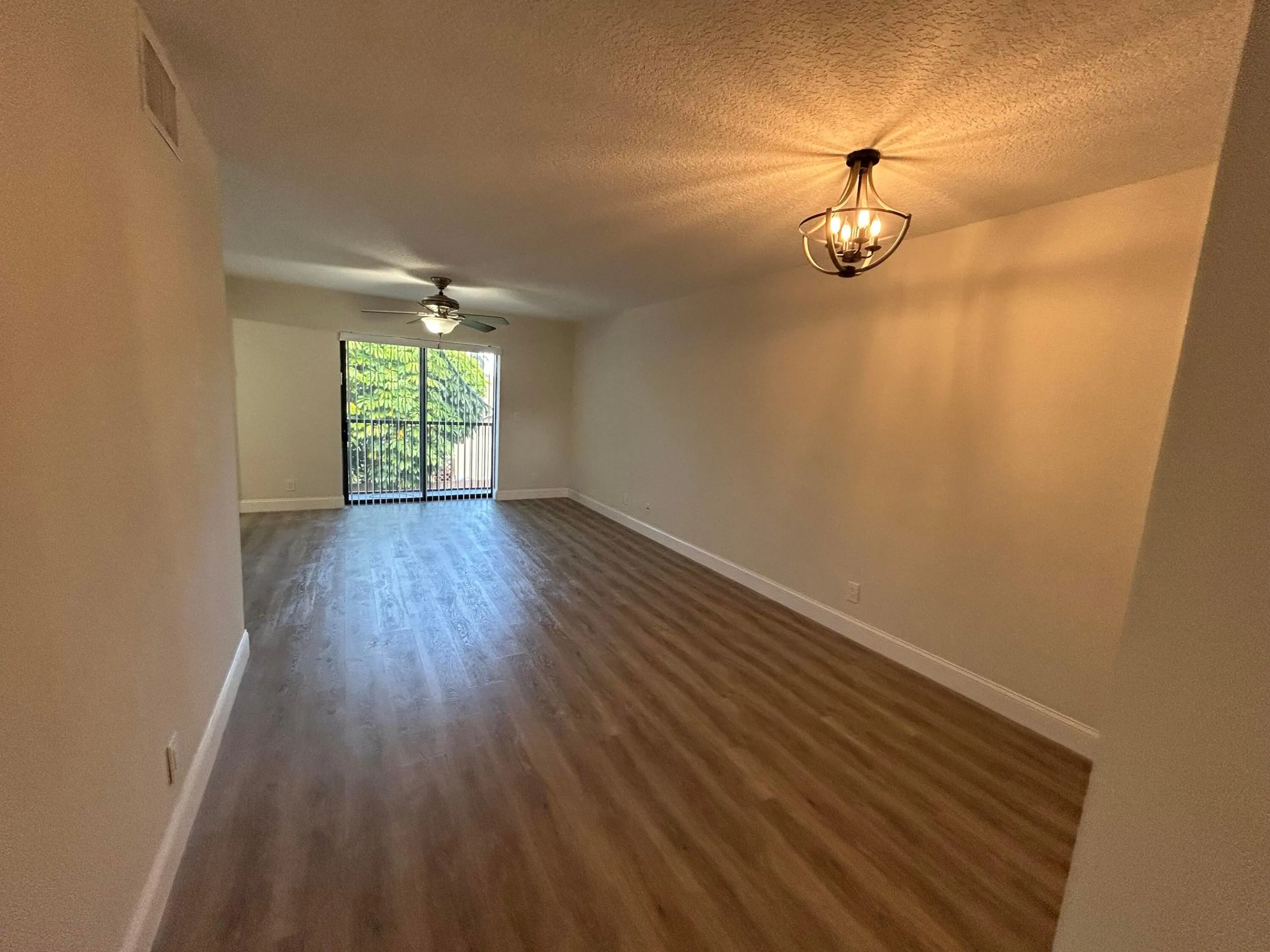 7. the dining and living room