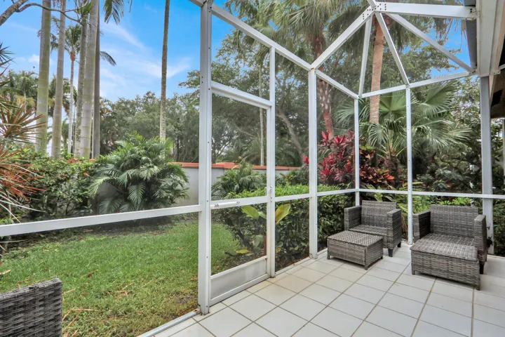 Back screened patio