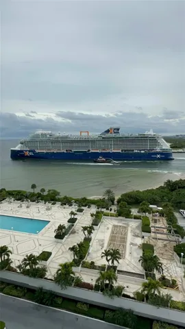 Watch the cruise ships go by from your oversized wrap around balcony.