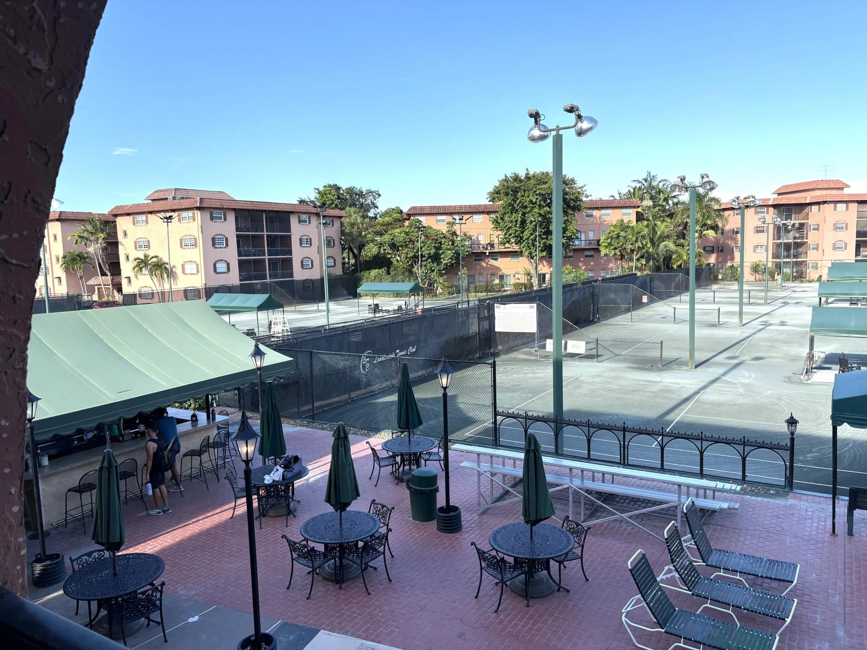 Clubhouse patio