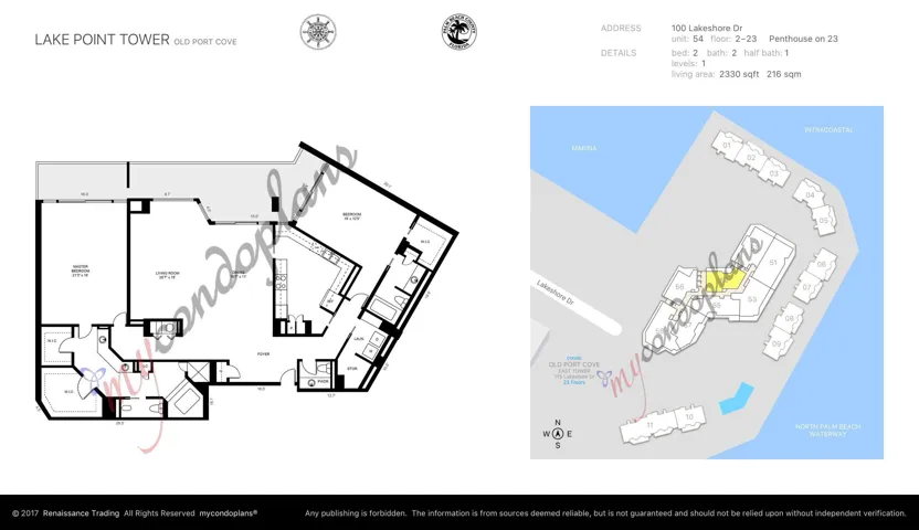 Condo 54 Floor Plan