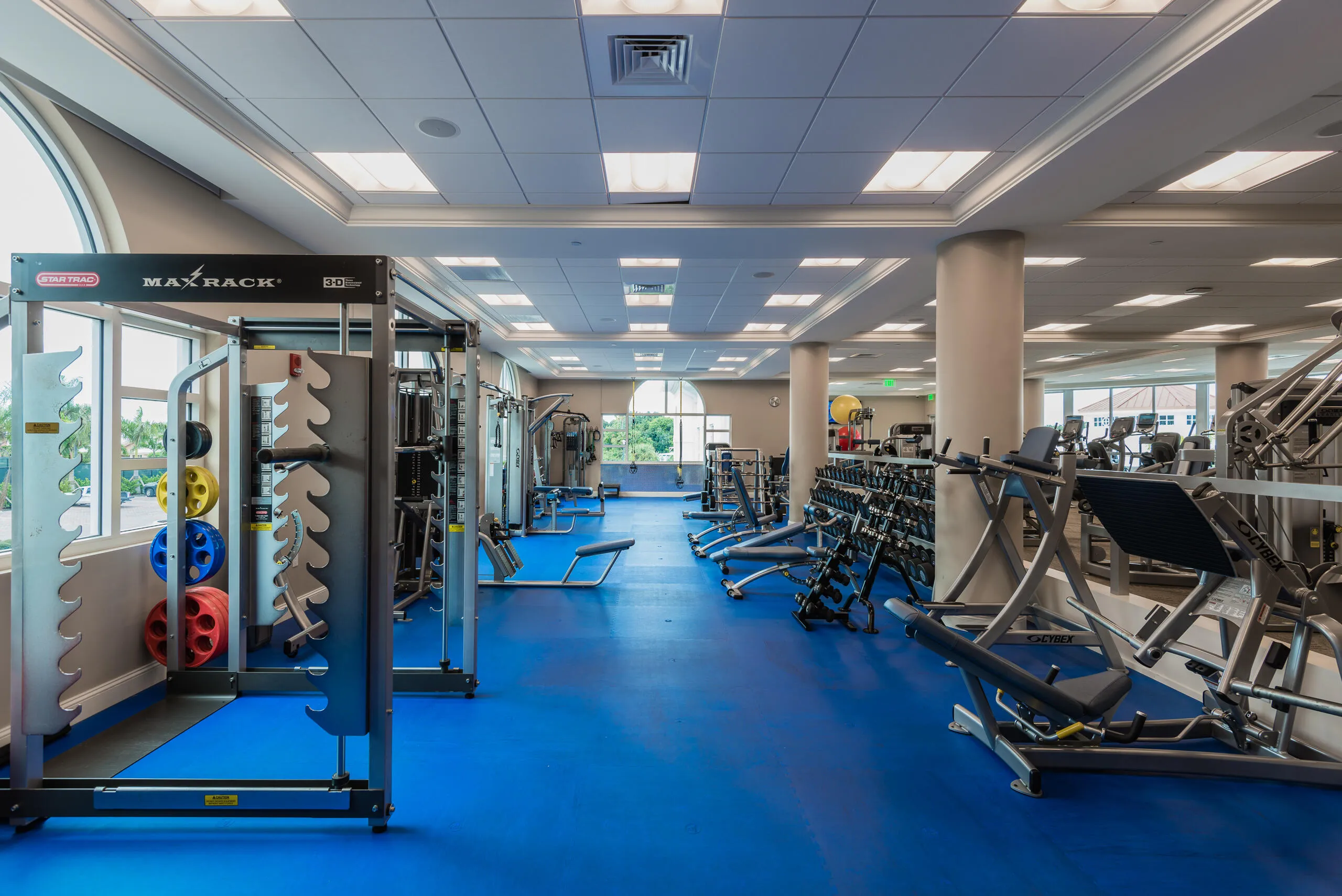 clubhouse weight room