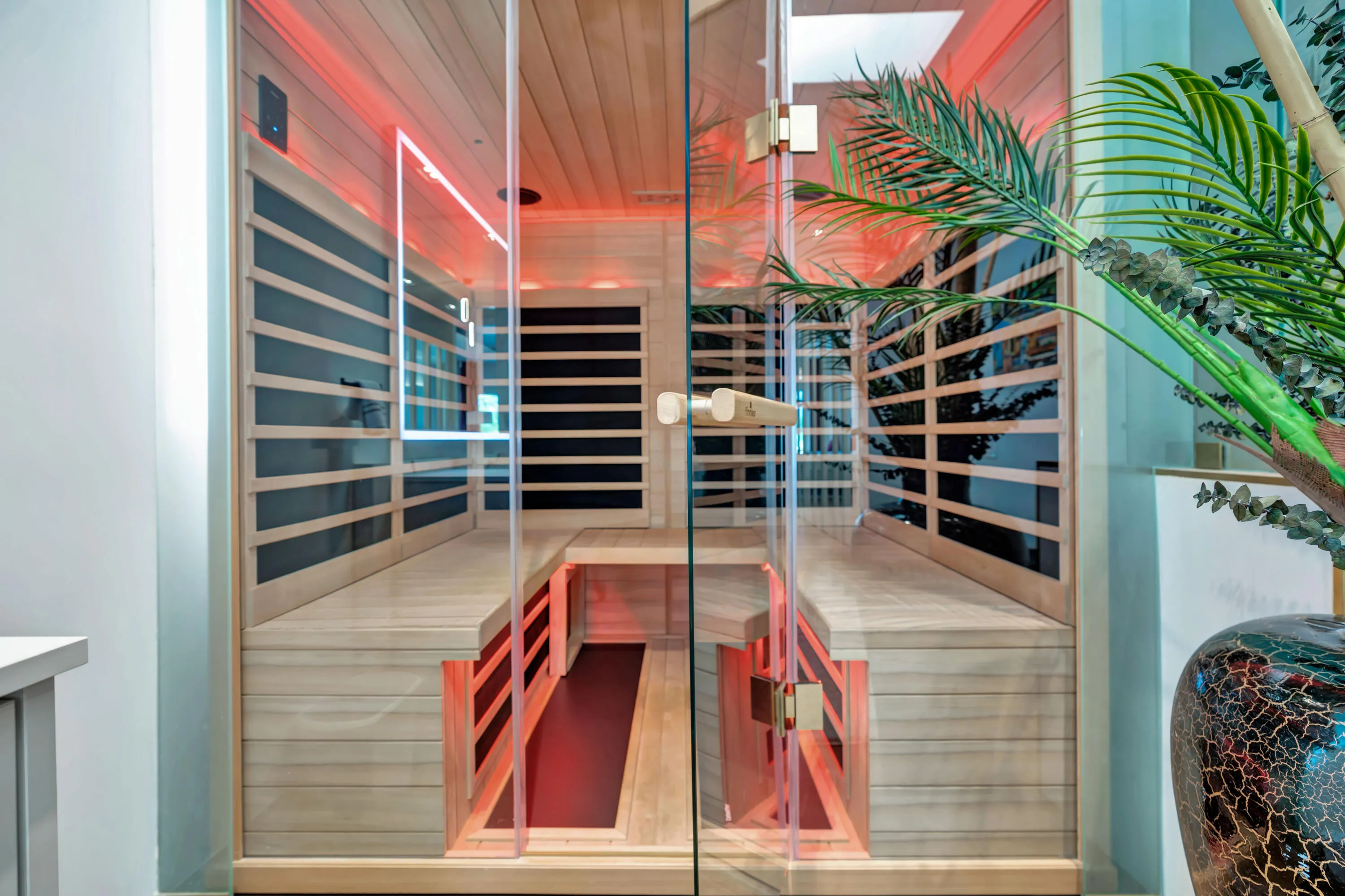 Built In Sauna in Master