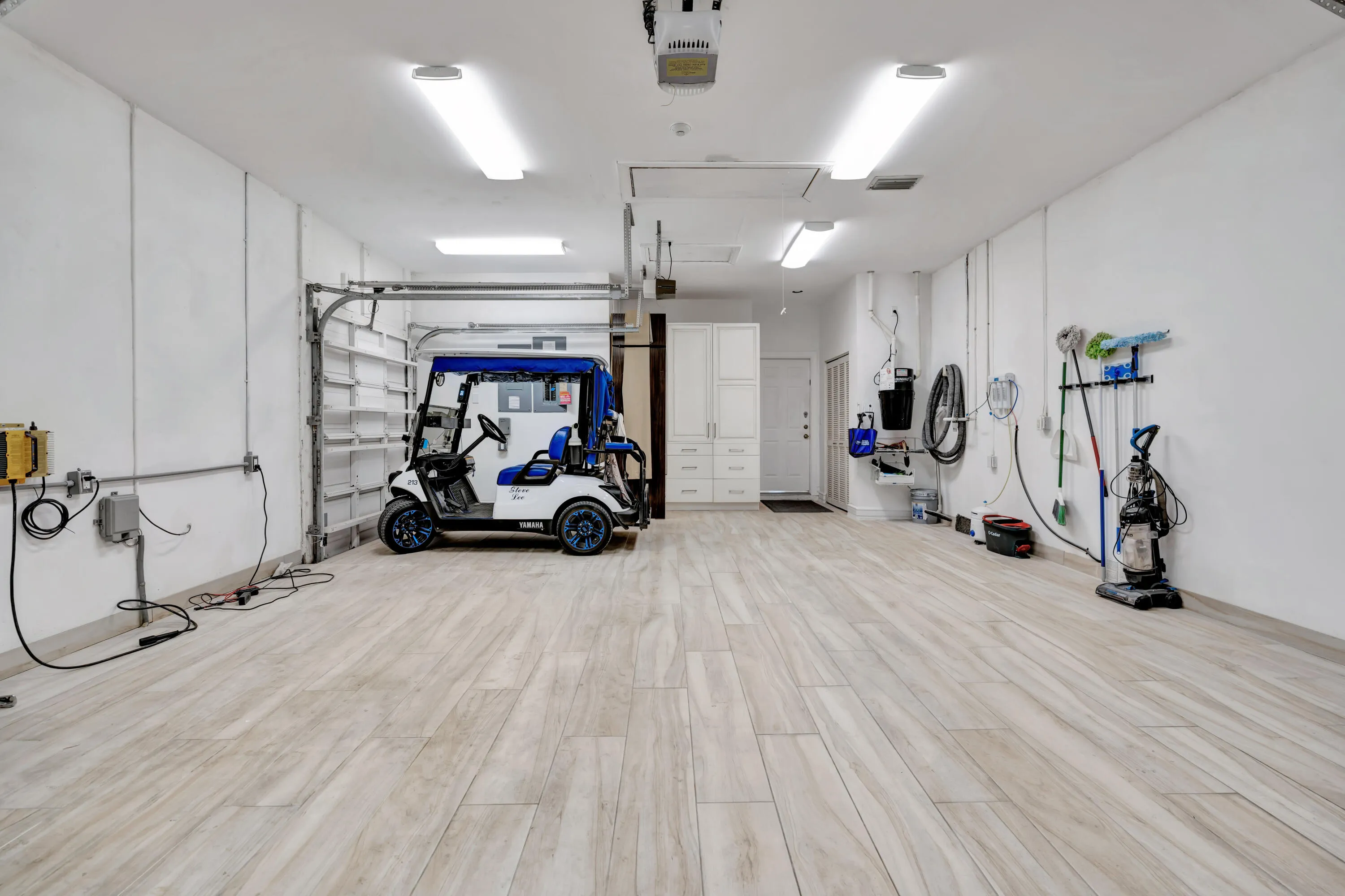 Tiled Garage