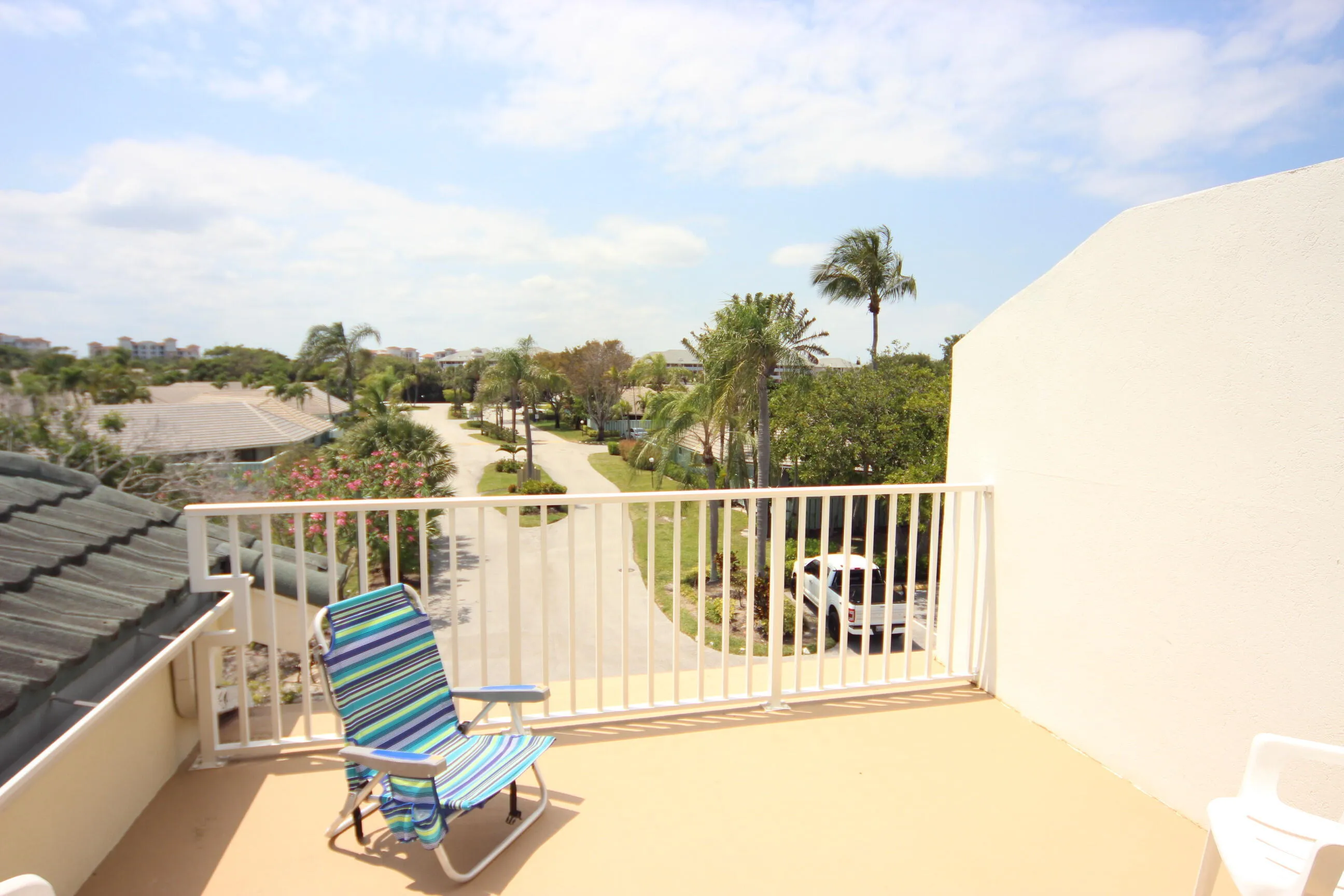 Outside deck