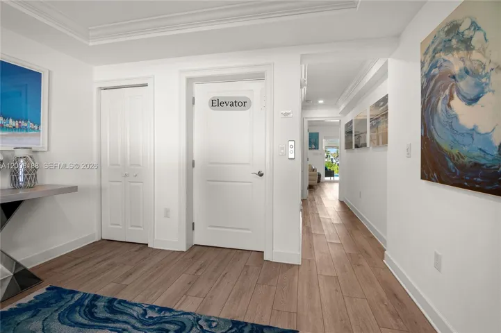 Inside view of entrance