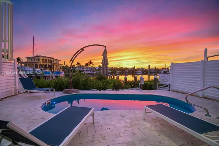 Pool at Sunset