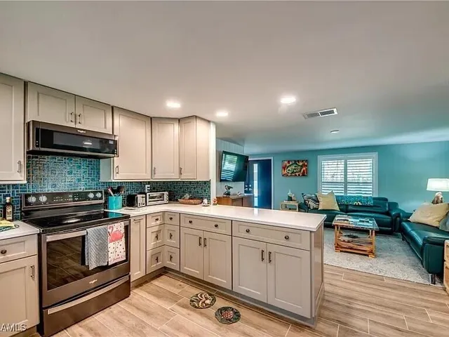 Kitchen & Living Room Area