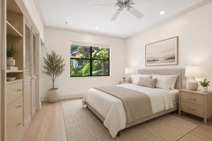 Staged Second Bedroom