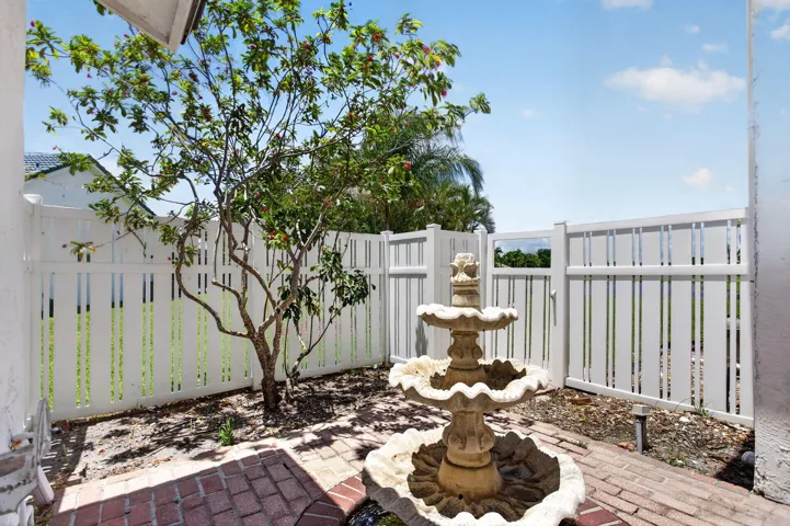 Courtyard with water feature