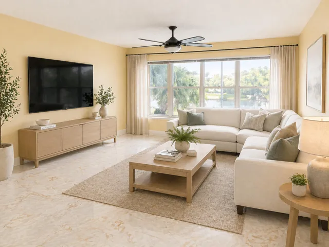 Living Room Staged