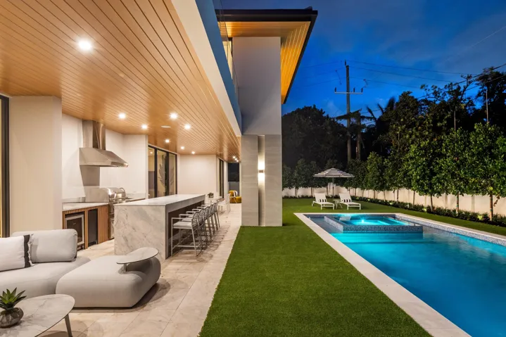 POOL / SUMMER KITCHEN TWILIGHT