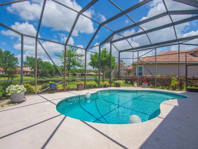Heated Salt Water Pool overlooking serene lake