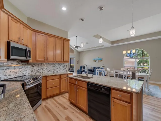 Remodeled Kitchen with good cabinet space
