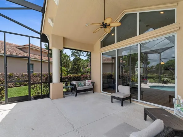Ceiling fan on the Lanai