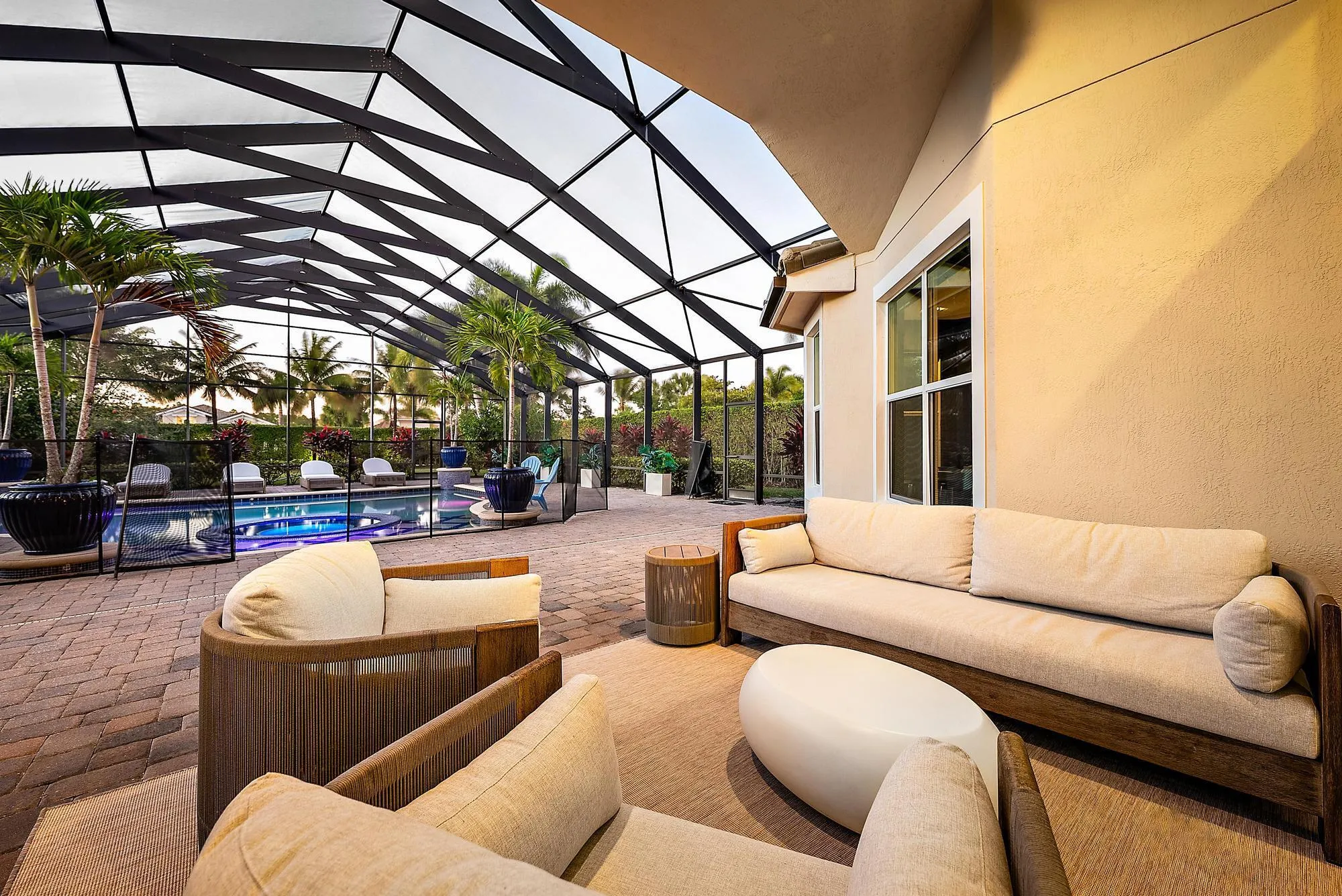 Covered patio