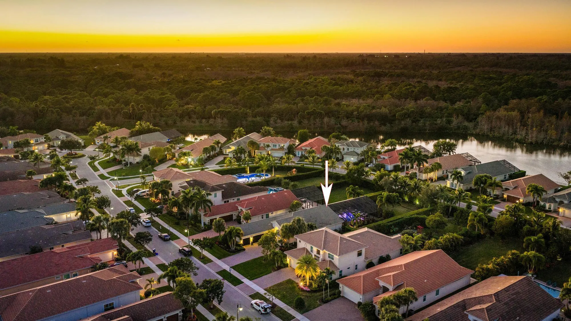 Aerial of home