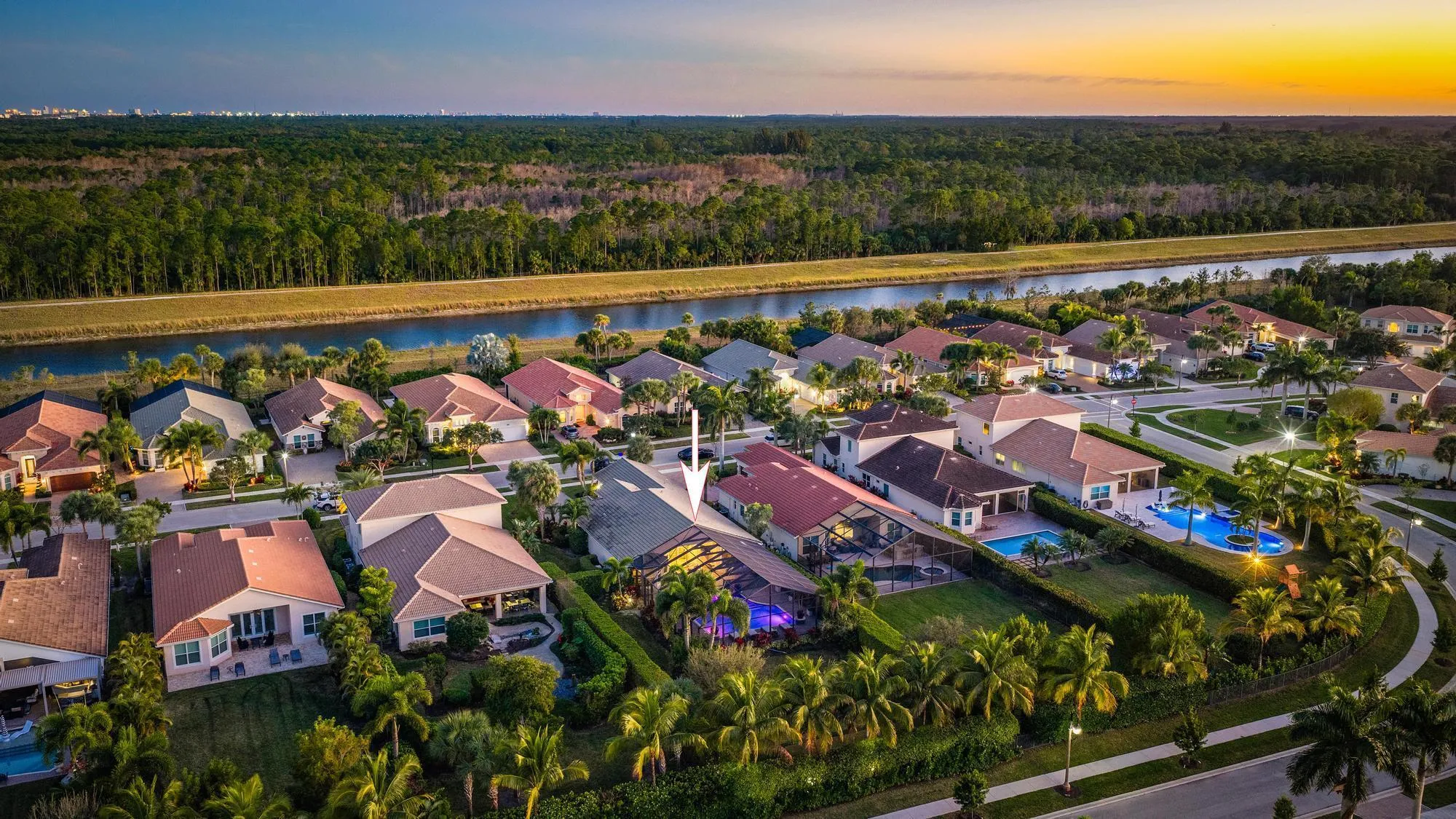Aerial of home