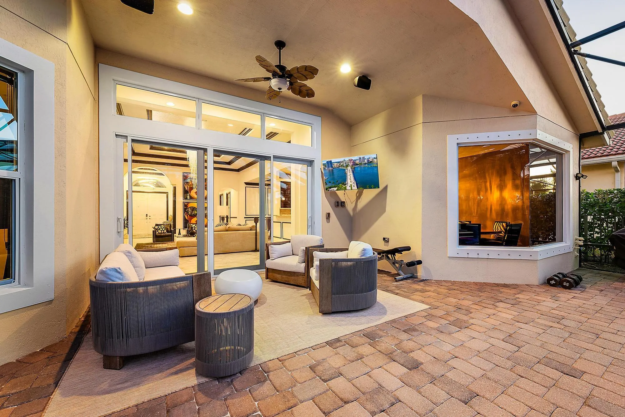 Covered patio