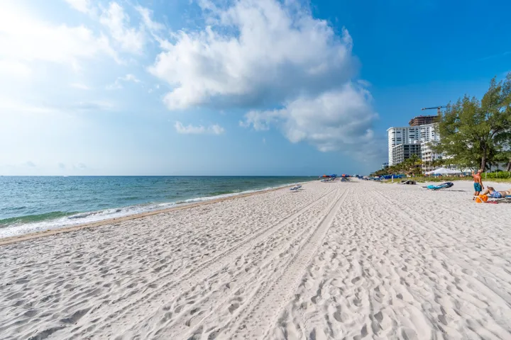 Private Beach Access with Cabanas