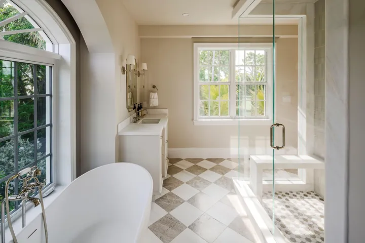 34 - Master bathroom with freestanding t
