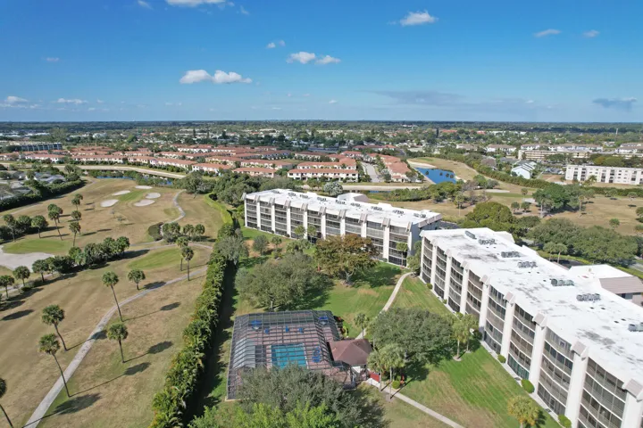 Community Pool Aerial