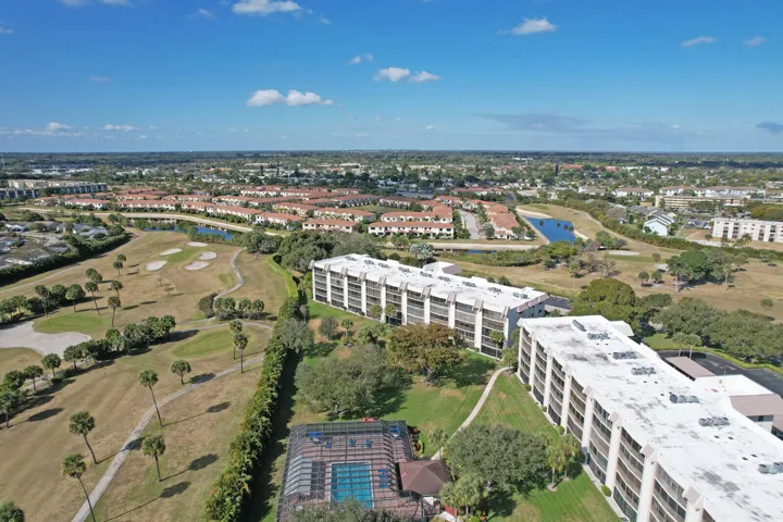 Community Pool Aerial