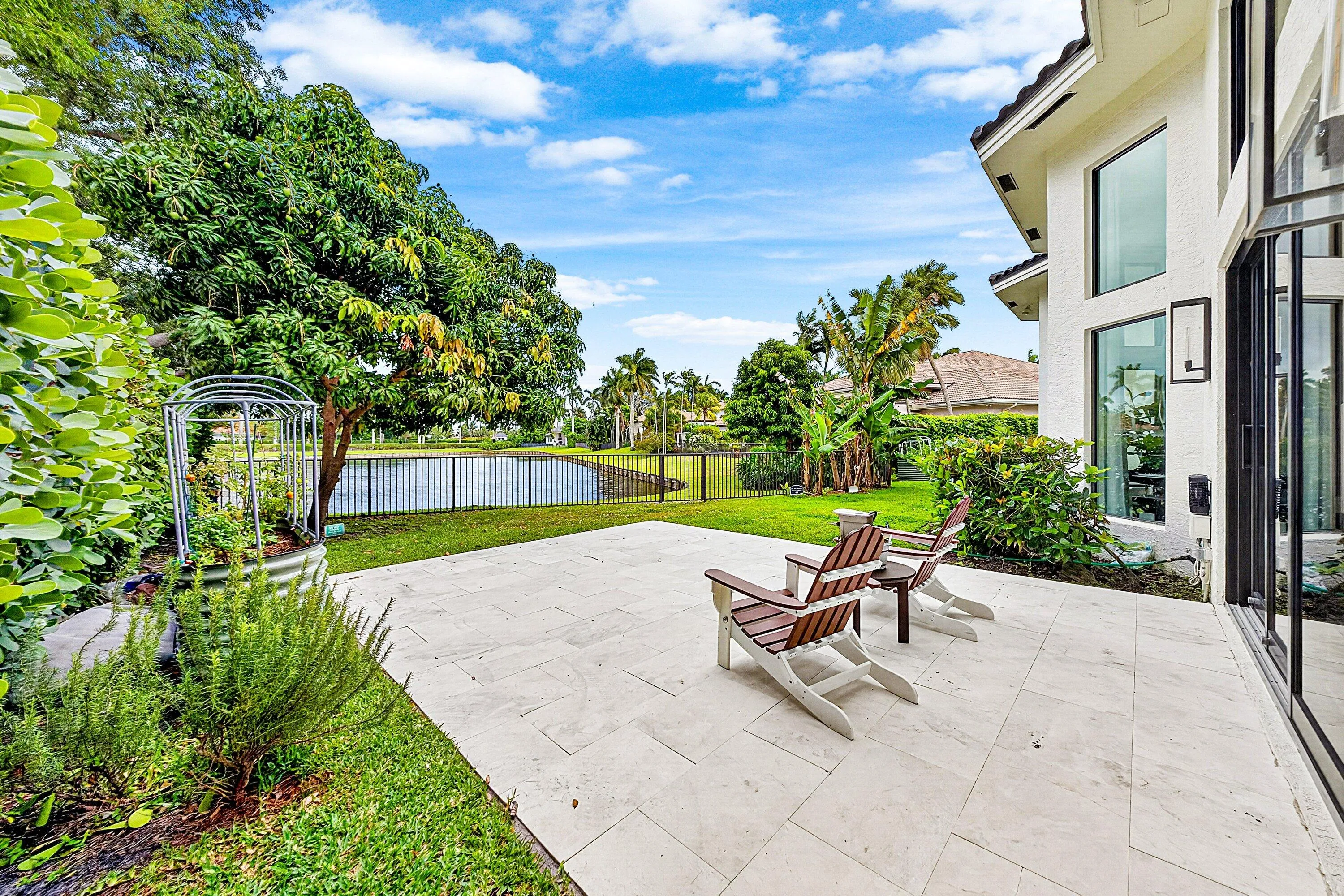 Patio off dining area