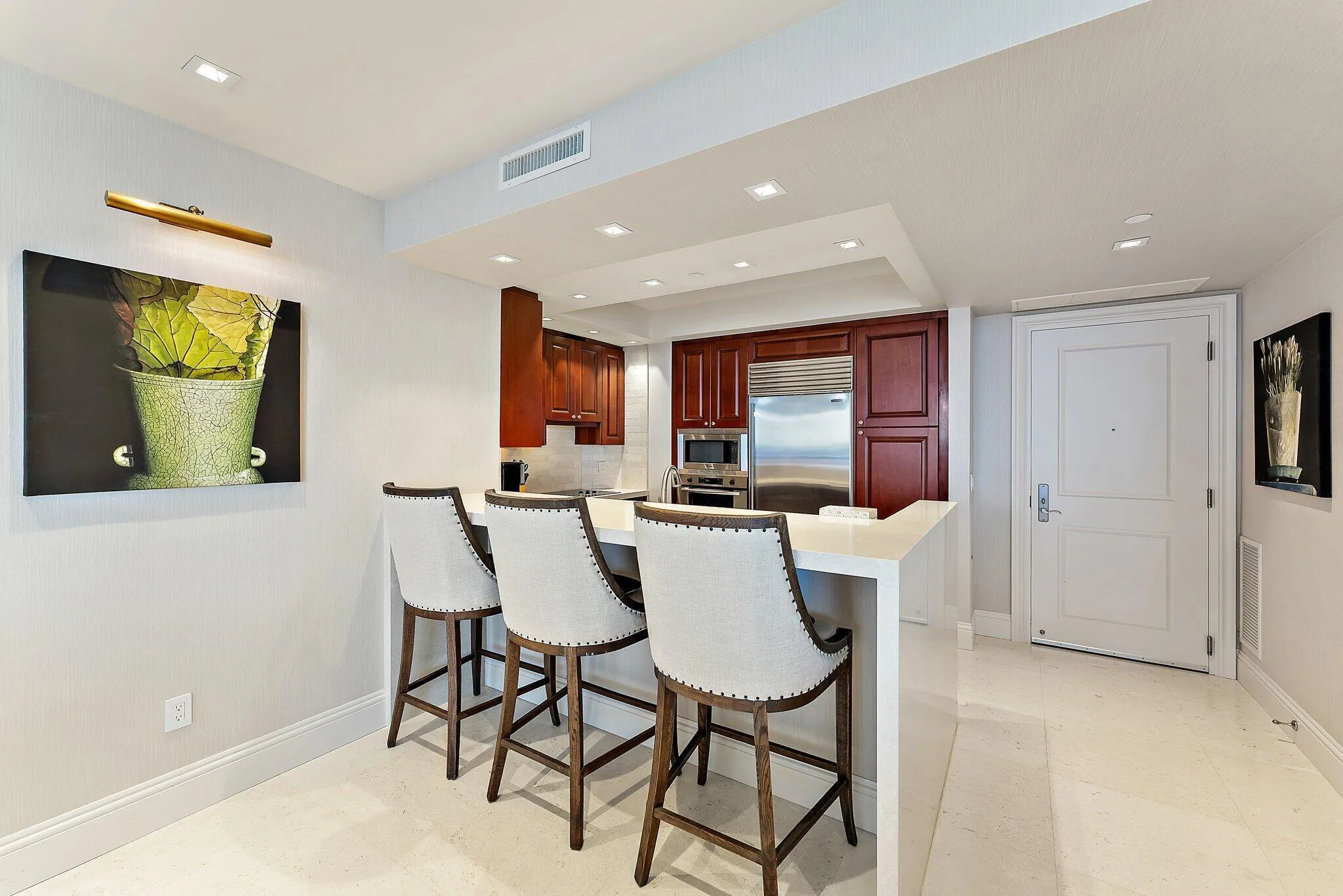 Open Kitchen with Ocean Views