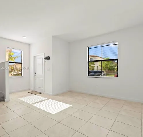 Front door from inside