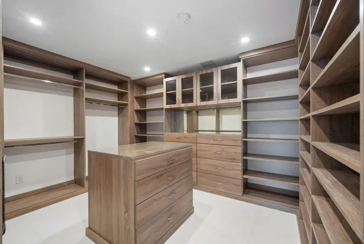 Primary closet
