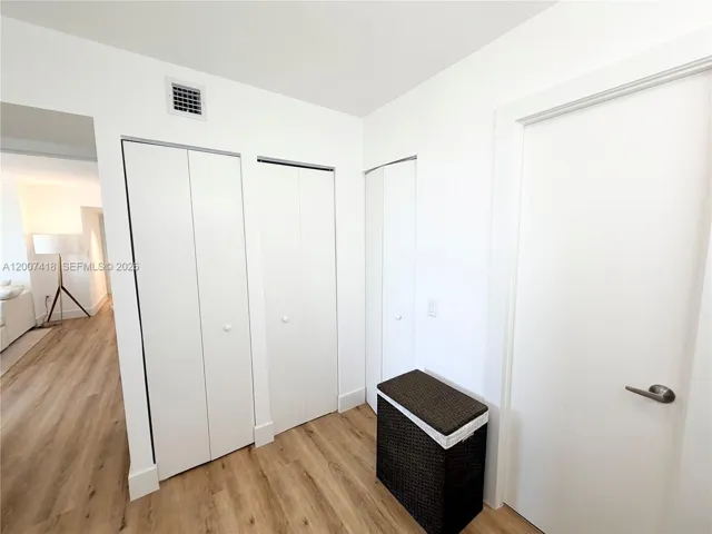 Master Bathroom Closets, walk in and two closets